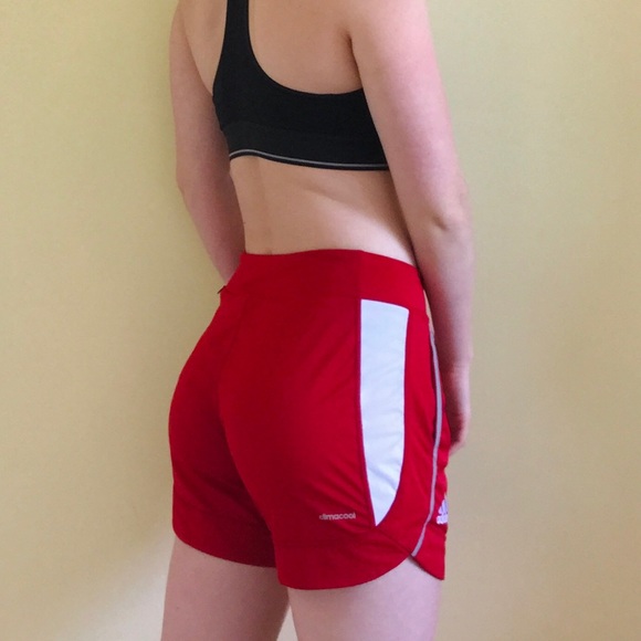 Adidas Red Soccer Shorts - Picture 3 of 3
